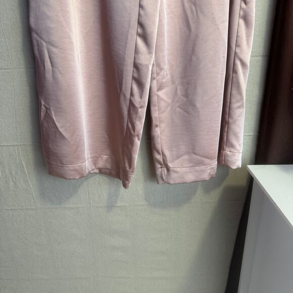 A New Day Dress Pants Size 14 Pink Silky Recycled Polyester Elastic Waist Pocket - Picture 3 of 13